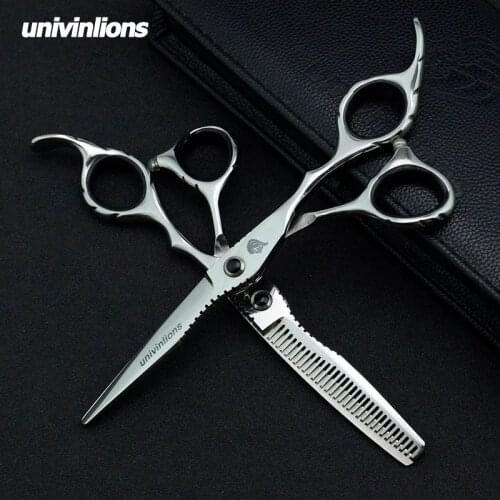 6" univinlions professional hairdresser barber thinning scissors hair cut beauty salon sissors japanese hairdressing scissors