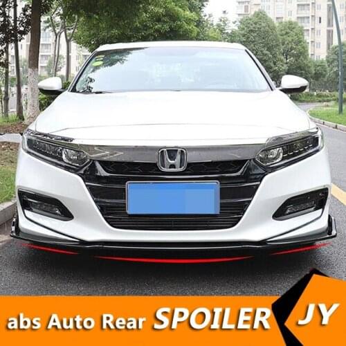 For Honda Accord ABS Rear Bumper Diffuser Protector For 2018-2019 Accord Body kit bumper rear Front shovel lip rear spoiler