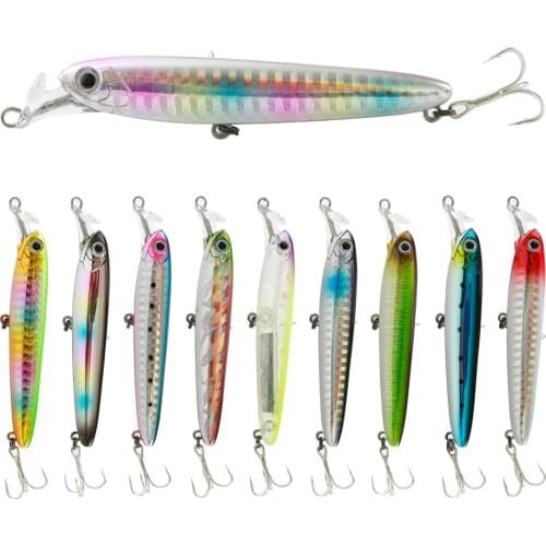 Rocket Bait Sinking Pencil Lures Fishing Lure 75mm 13g 95mm 22g Long Casting Salt Bait For Sea Bass