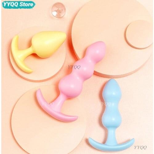 Silicone Anal Plug Butt Couples Anal Ball Sex Toy Stimulator Vaginal Ball Female Anal Ball Adult Products Masturbation Sex Game