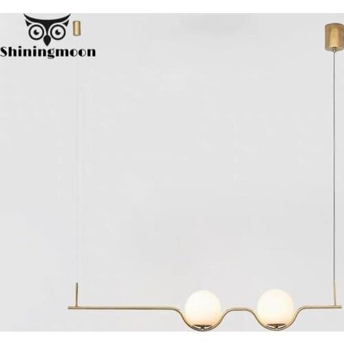 Nordic Luxury Restaurant Bar Pendant Lights Creative Design Kitchen Hanging Lamp Home Decor Pendant Lamp Fashion Light Fixtures
