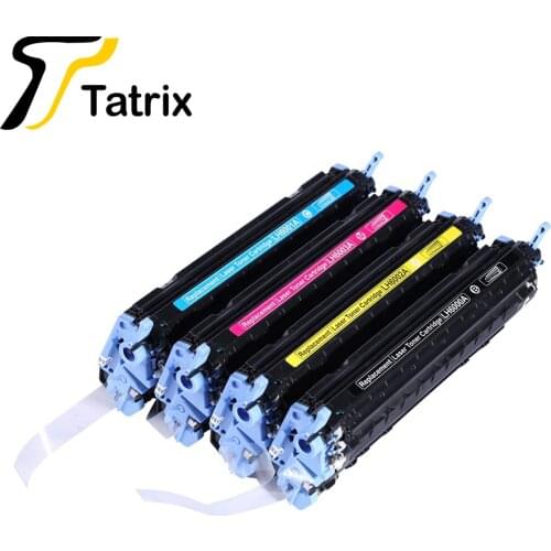 Tatrix Premium Remanufactured Laser Color Toner Cartridge Q6000A Q6001A Q6002A Q6003A 124A for HP Laserjet 1600 2600n CM1015