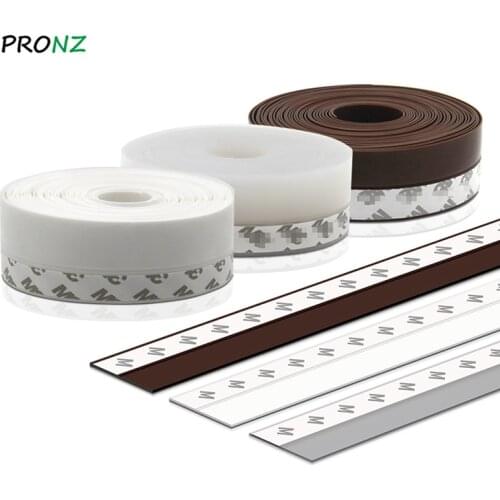 1/5/10M Door Bottom Seal Strip Weather Window Rubber Seal Weatherstrip Windproof Dust Self Adhesive Door Windshield Sealing Tape