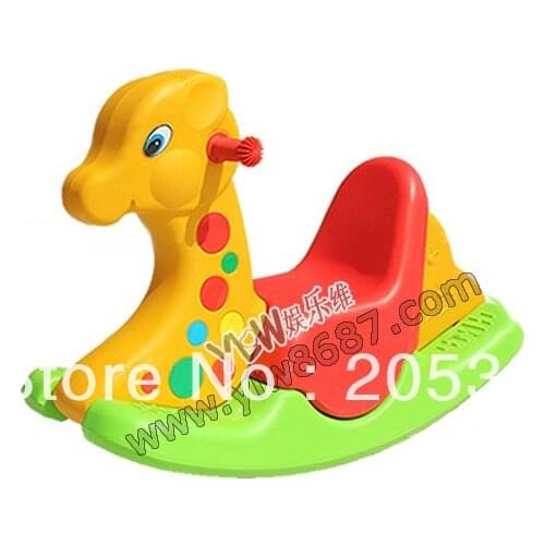 YLWCNN Baby Ride On Toy Swings Horse Plastic Indoor playground Toys