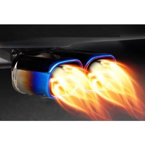 1PC Stainless Steel Exhaust Muffler Tip Rear End Tail Pipe Outlet For Ford ESCORT 2015 Car Styling Accessories