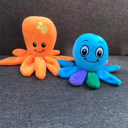 1Pcs New Pet Toy Dog Sound BB Call Toy Ocean Series Dog Toy Plush Octopus Shark Dog Molar Doll Sound Plush Bite Resistant Toy