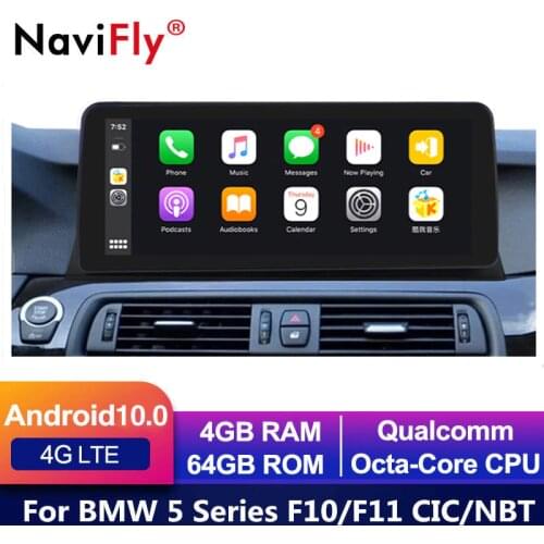 12.3" 1920*720 Android 10 Car DVD GPS Player For BMW 5 Series F10 F11 (2011-2016) CIC/NBT Auto Radio Multimedia Navigation 520i