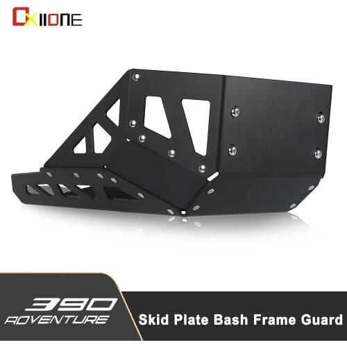 For 390 Adventure 390 ADV Adventure 2019 2020 2021 Motorcycle Aluminum Engine Guard Cover Protector Skid Plate Bash Frame Guard