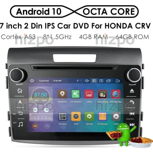 Android 10 Car OCTA Core DVD HD Player for Honda CRV 2012-2016 GPS Navigation Stereo 2 Din Radio Tape Recorder Multimedia IPS