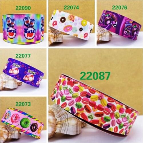 Free shipping 50 yard cartoon unicorn printed grosgrain ribbon 22087