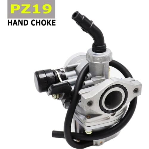 Motorcycle Hand Choke PZ19 19mm Carburetor Carb For 70cc 90cc 110cc Pit Dirt Bike ATV Quad Motocross Enduro Off road