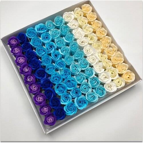 4x3.5cm Soap flower 3 layer roses floral boday hand bath nice bathing table decoration gift for birthday wedding christmas