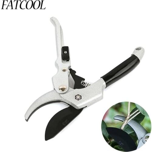 FATCOOL Professional Fruit Tree Garden Scissors Secator Cutting Steel Bonsai Grafting Cutter Scissors Pruning Shears Garden