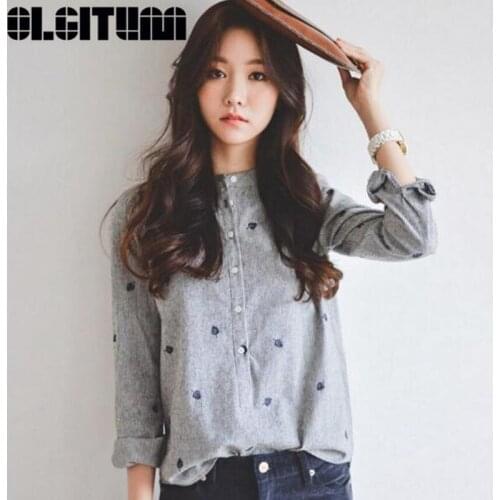 Блузки в полоску OLGITUM China At AliExpress