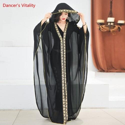 Belly Dance Coat Long Sleeve Robe Practice Clothes High-end Dancewear Female Temperament Cloak Performance Clothing