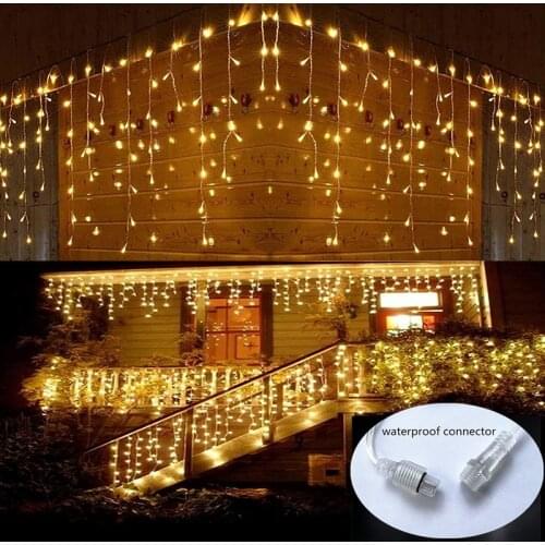 REACHMIN LED Garlands Icicles