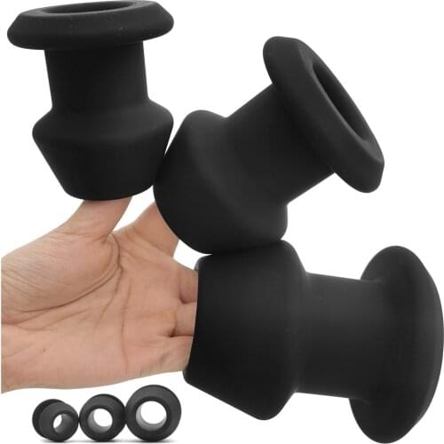 Super Large Hollow Big Ass Sitting Anal Plugs Anus Dilation Vagina Expander Silicone Speculum Huge Butt Plug Enema SM Sex Toys