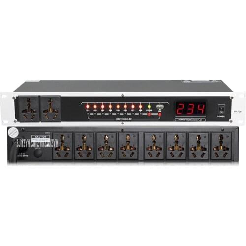 SR-328/ SR-320/ SR-820/ SR-920 8 Channel Power Sequencer Controller Stage Socket Sequence Independent Switch Filtering Function