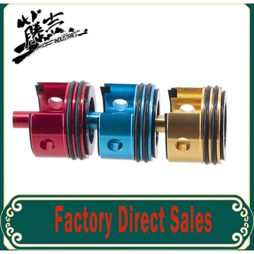 Aluminum Super Silent Cylinder Head For Airsoft Ver.2 Gearbox M4 AK AEG Air Gun Gel Blaster Paintball Hunting Accessories