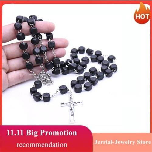 4 Styles Fashion Cross Pendant Necklace Religious Catholic Christian Jesus Malachite Alloy Jewelry Gift For Women And Man