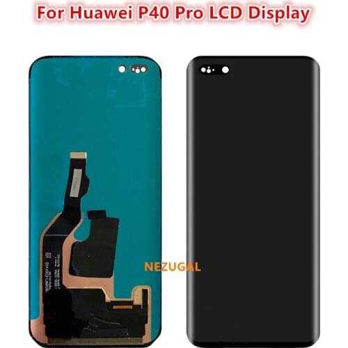 6.58" OLED LCD For Huawei P40 Pro LCD Display ELS-NX9 N04 Touch Screen Assembly Digitizer For Huawei P40 LCD ANA-LX4 Replace