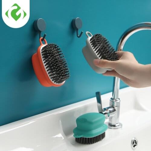1PC Household Cleaning Tools Cleaning Brush Plastic Soft Hair Bathroom Laundry bath Shoes Scrub Brush Faucet Cleaning Brush