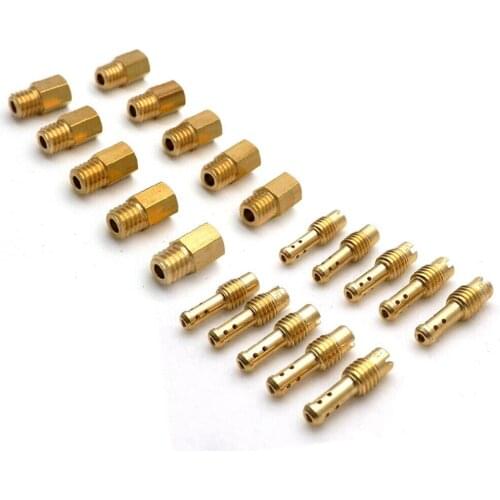 10 X Main Jets + 10 X Pilot Jets For Mikuni TM TMX VM VM22 Carburetor Kits