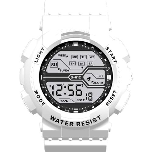 2020 Fashion Waterproof Mens Boy LCD Digital Stopwatch Date Rubber Sport Watch Luminous Wrist Watch Luxury Brands Sport