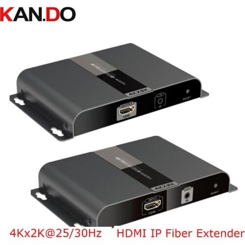 378-4K 4KX2K Hdbitt HDMI Over IP Fiber Optic Extender Transmit 4Kx2K @25 / 30Hz 3D Deep Color 24bit CEC HDCP video transmission