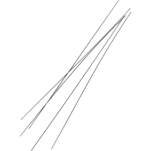 5Pieces Carbon Fiber Hollow Pipe Rods Architecture Sand Table Model Material