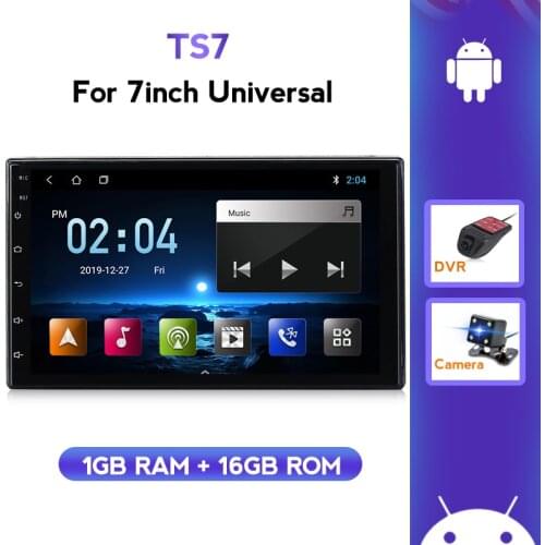 7Inch 2Din Car Radio GPS Multimedia Player For Nissan Toyota Kia RAV4 Honda VW Hyundai Suppport Carplay DVR Rear View Camera FM