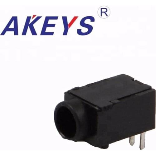 50PCS DC-003A outer diameter 3.8mm 3 pins female DC Power Jack Audio connectors DC Jack