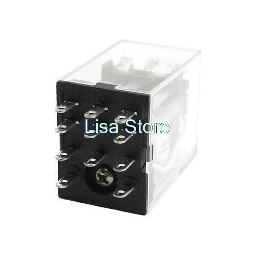 HH53P AC 24V 11-Pin 3PDT Rectangle Plastic General Purpose Coil Power Relay