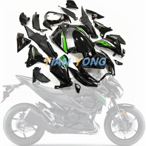 For Kawasaki Z800 13-16 2013 2014 2015 2016 Cowling Green Black Motorcycle High Quality ABS Injection Plastics Fairings Kit