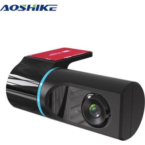 AOSHIKE Car DVR Camera 140 Degree HD 1080P Dash Cam USB Mini Camera ADAS Auto Digital Video Recorder for Car Android Player
