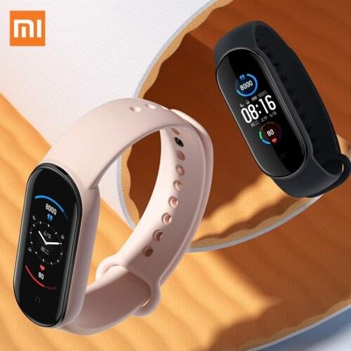 ORIGINAL XIAOMI Mi Band 5 Strap TPU 8 Colors Smart Accessories for Xiaomi Mi Smart Band 5 NFC Smart Wristbands