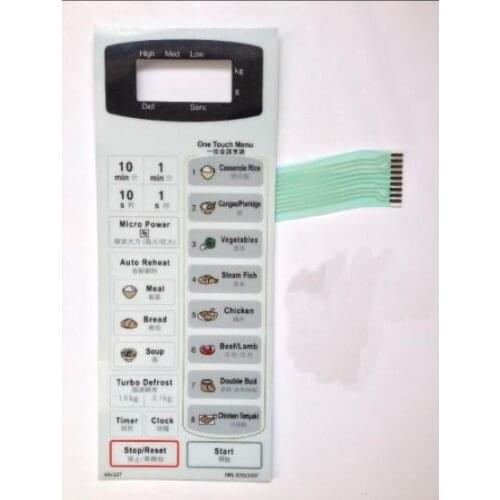 Microwave oven panel switch NN-S553WF key control film NN-5553WF touch display accessories panel