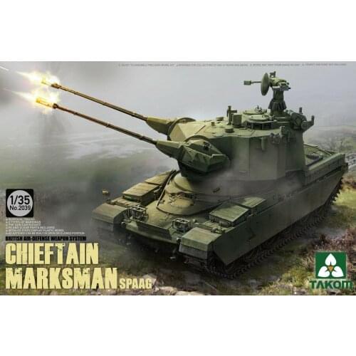 TAKOM 1/35 UK Air-Defence system Chieftain Marksman SPAAG Tank #TAK-2039 (2039)