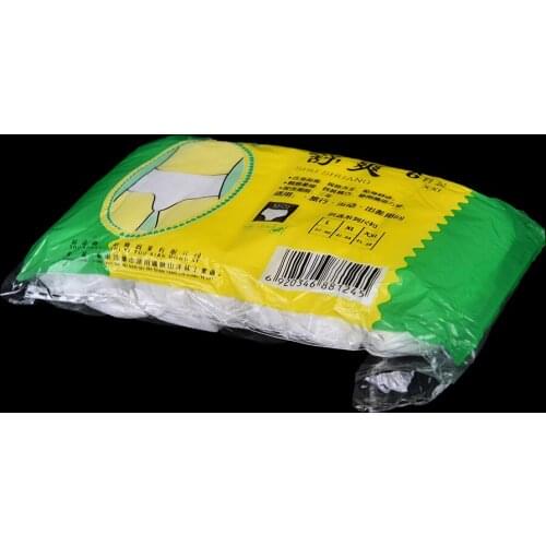 6Pcs Disposable Non Woven Paper Brief Panties Underwear Ladies Women Wholesale