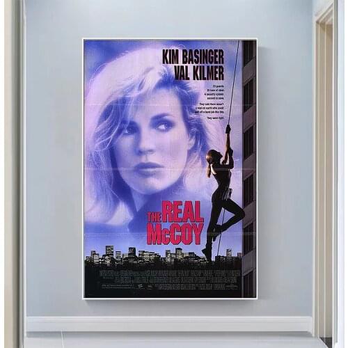 V0946 The Real McCoy Vintage Classic Movie Wall Silk Cloth HD Poster Art Home Decoration Gift