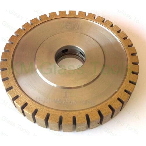 High quality! CNC Full Segmented 100x22xFE8/10/12/14/15/16/17mm Flat edge with Cooling holes (1A1-S)Peripheral Daimond wheel