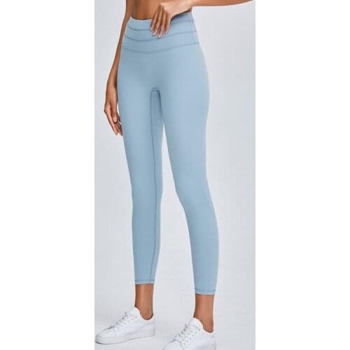 2020 Autumn New Nine Points Yoga Pants Women No Trace High Waist Tight Stretch Fitness Legging Outdoor Running Exercise Pant