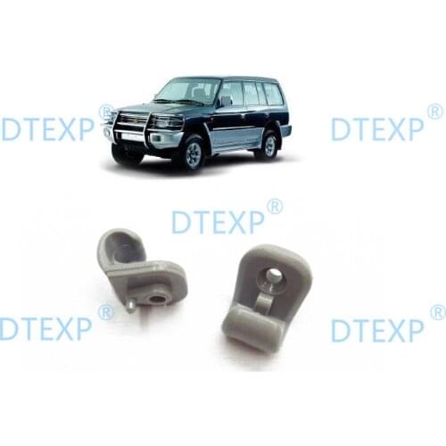 LHD Front Interior Sunvisor Sun Visor for Pajero Sun Proof for Montero Shogun MKII V31 V32 V33 V43 1989-2000 Clip Hook