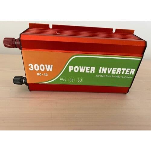 300w solar inverter 600W surge power pure sine wave inverter 12V to 220V 230V AC LCD DISPLAY battery charge system kits