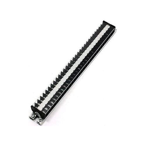 660V 15A 10/15/20/25/30/35/40 Positions Rail Mount Covered Screw Terminal Block TD-15 1PC