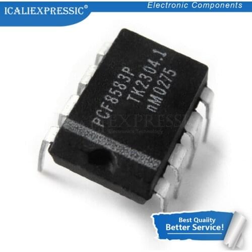 100PCS PCF8583P DIP8 PCF8583 DIP-8 Clock Timing - Real Time Clocks original authentic