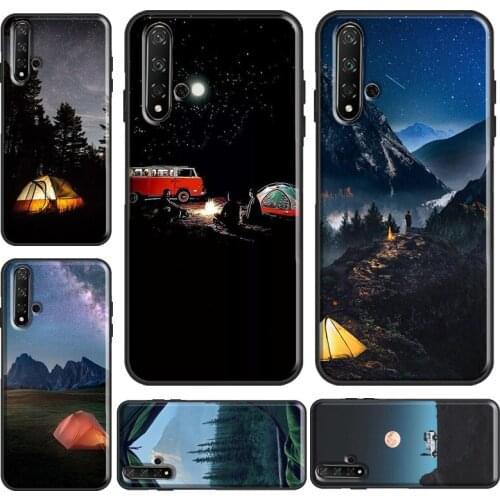 Camping Nature Mountain Case For Huawei Y6 Y7 2019 Nova 5T Funda For Honor 10i 10 Lite 20 Pro 8X 9X 7A 8A Case