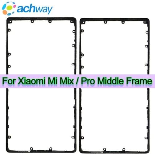Middle Frame Bezel Black Ceramic for Xiaomi MI MIX mi mix Pro Middle Housing case Replacement MI MIX ceramic material