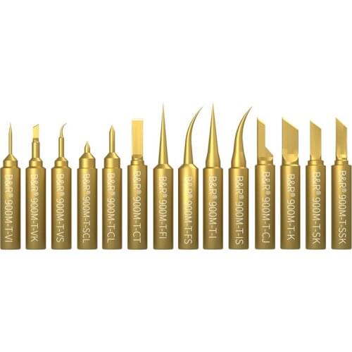 Pure Copper Precision Soldering Welding Head 900M-T 936 BGA Electronic Components Soldering Iron Station Precision Welding Tips