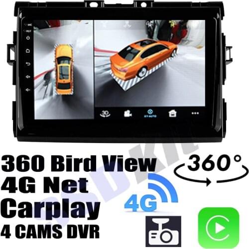 Car Audio Navigation GPS Stereo Media Carplay DVR 360 Birdview Around 4G Android System For TOYOTA Previa Estima Tarago XR50